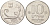 Израиль 10 шекелей 1984 JE 5744 KM 119 медно-никель aUNC 4148-625
