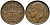 БЕЛЬГИЯ 50 САНТИМОВ 1969 BELGIQUE KM 148.1 бронза 112-439