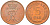 ДАНИЯ 5 ЭРЕ 1969 C; S, ФРЕДЕРИК IX (1947-1972) KM 848.1 бронза UNC 106-222