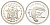 Белиз 5 долларов 1974 попугай Ара KM 44 медно-никель PROOF 11-167-24