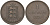 Гернси 4 дабла (дубля) 1874 KM 5 бронза 3853-1224