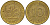 ФРГ 10 пфеннигов 1979 F J. 383, KM 108 сталь плакированная латунью    4603-446