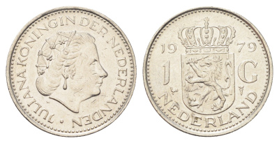 Нидерланды 1 гульден 1979 Юлиана (1948-1980) KM 184a никель 4706-1245