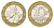 Франция 10 франков 1990 тип гений Бастилии KM 964.1, Le Franc 375.5 биметалл 4704-515
