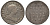 Ирландия 10 пенсов 1805 банковский токен, Георг III (1760-1820) KM Tn3 серебро 441-1314