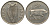ИРЛАНДИЯ 5 ПЕНСОВ 1976 БЫК KM 22 медно-никель 51-341