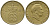 ДАНИЯ 1 КРОНА 1948 N; S, ФРЕДЕРИК IX (1947-1972) KM 837.1 алюминиевая бронза 32-314