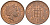 Великобритания 1 пенни 1999 Елизавета II (1952-2022) KM 986, Spink 4710 (B5) сталь плакированная медью 4609-547