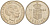 Дания 1 крона 1984 R; B, Маргрете II (1972-) KM 862.3 медно-никель 4388-1251