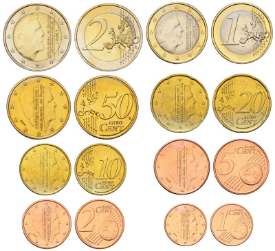 Нидерланды годовой набор из 8 монет (1, 2, 5, 10, 20 и 50 евроцентов; 1 и 2 евро) 2014 KM 234, 235, 236, 268, 269, 270, 271 и 272 UNC 5-6-4-01