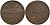 Мекленбург-Шверин 3 пфеннига 1755 Кристиан Людвиг II Мекленбургский (1747-1756) Kunzel 327, KM 171 медь 4448-837