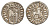 Киликийская Армения трам 1226-1271 Хетум I и царица Забель, держат крест/лев с патриаршим крестом  серебро    1516-515