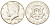 США 1/2 доллара (50 центов) 1969 D, Джон Кеннеди KM 202a серебро aUNC 4583-646
