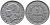Франция 5 франков 1945 тип Лаврийе, Open 9 KM 888b.1, Le Franc 339.3 алюминий 221-232