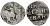 ВЕЛИКОЕ КНЯЖЕСТВО МОСКОВСКОЕ ДЕНГА 1535 - 1547 ИВАН IV ВАСИЛЬЕВИЧ, МОСКОВСКИЙ МОНЕТНЫЙ ДВОР, 0,36 ГР ГиК №26 серебро 262-1146