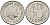 Нидерланды 10 центов 1957 Юлиана (1948-1980) KM 182 никель 96-344