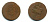 РОССИЯ 1 КОПЕЙКА 1759 медь 61-327