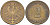 ГЕРМАНИЯ 2 ПФЕННИГА 1875 E, СТАРОГЕРБОВКА KM 2, J. 2, Weege 3 медь 212-514