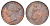 Великобритания 1/2 пенни 1855 Виктория (1837-1901) KM 726, Spink 3949 медь 1526-431