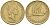 Новая Зеландия 2 доллара 1990 Елизавета II (1952-2022), большая белая цапля KM 79 алюминиевая бронза 59-215