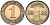 ГЕРМАНИЯ 1 РЕЙХСПФЕННИГ 1928 A KM 37, J. 313, Weege 2 бронза 4547-127