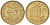ФИНЛЯНДИЯ 10 ПЕННИ 1963 S KM 46 алюминиевая бронза 4541-614