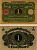 ГЕРМАНИЯ 1 МАРКА 1920 1 МАРТА 1920 Pick 58 бумага UNC (ПРЕСС) 7523-17-1-2