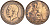 Великобритания 1 пенни 1929 Георг V (1910-1936) KM 838, Spink 4055 бронза 4149-425