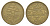 Ливан 25 пиастров 1952 KM 16 алюминиевая бронза 4610-1211