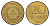 ГДР 20 пфеннигов 1969 KM 11 латунь UNC 4695-1026
