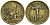 Франция 1 франк 1922 Chambre de Commerce KM 876 алюминиевая бронза 4577-713