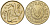 Кипр 2 цента 1998 KM 54.3 никель латунь 4596-122