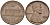 США 1 цент 1964 D, Линкольн KM 201 медь цинк 4564-438