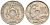 Бельгия 10 сантимов 1925 BELGIE, Альберт I KM 86 медно-никель 4591-845