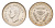 ЮАР 3 пенса 1950 Георг VI (1936-1952) KM 35.1 серебро UNC 413-3544