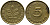 ФРГ 5 ПФЕННИГОВ 1949 G KM 102, J. 377 сталь плакированная латунью 261-1623