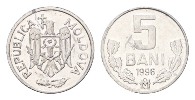 Молдавия (Молдова) 5 бань (бани) 1996 KM 2 алюминий UNC 4694-1043
