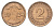 Германия 2 рейхспфеннига 1924 G KM 38, J. 314 бронза 4632-123