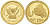 Конго 100 франков 2013 серия большая пятерка, носорог золото PROOF 00-804-16
