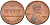США 1 ЦЕНТ 1981 D, ЛИНКОЛЬН KM 201 медь цинк UNC 188-222