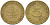 ФРГ 5 ПФЕННИГОВ 1950 F KM 107, J.382 сталь плакированная латунью 112-934