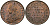 Британская Индия 1/4 анна 1936 Георг V (1910-1936) KM 512 бронза UNC 94-221
