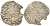 Венгрия 1 денар 1599 KB, Рудольф II Габсбург (1576-1612), мадонна с младенцем Huszar 1059 серебро 4532-1248
