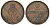 Брауншвейг-Каленберг-Ганновер 2 пфеннига 1861 B, Георг V (1851-1866) KM 234,aKS 153, J. 91 медь 4142-343