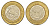 Мексика 10 песо 2010 Мо, бог Тонатиуха с огненной маской KM 616 биметалл aUNC 4637-727