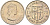 Маврикий 1 рупия 1975 Елизавета II (1952-) KM 35 медно-никель 4587-731