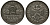 ФРГ 2 марки 1951 F J 386, KM 111 медно-никель плакированный никелем 3711-541