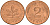 ФРГ 2 пфеннига 1981 J J.381a, KM 106a сталь плакированная медью    4598-859