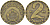 Венгрия 2 форинта 1979 ВР KM 591 латунь 106-134
