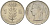 БЕЛЬГИЯ 1 ФРАНК 1951 BELGIQUE KM 142.1 медно-никель 4546-435